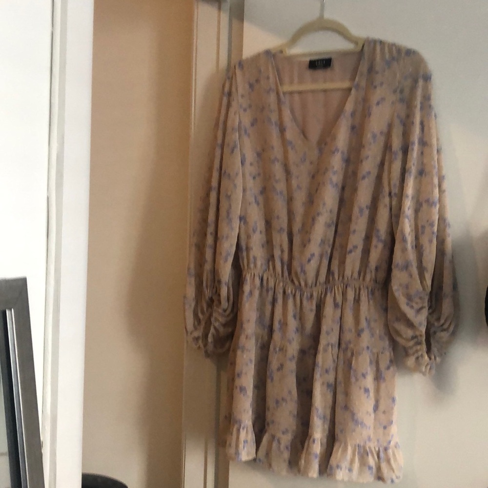 Vici floral dress with ballon sleeves
